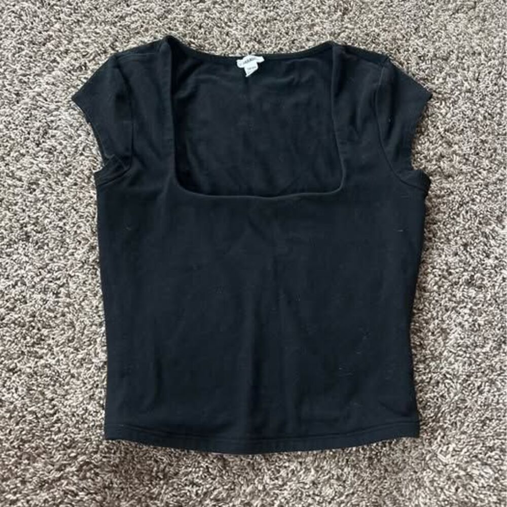 Garage square neck top